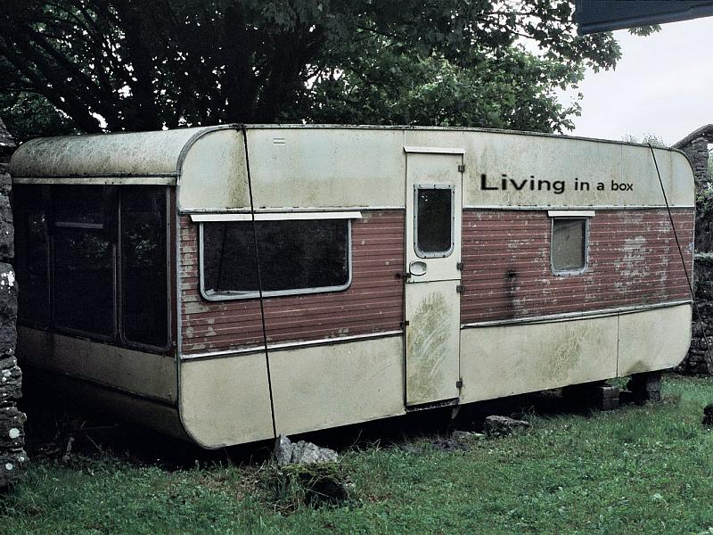 Living in a box - Aughinish, Co. Galway, Irland 2008