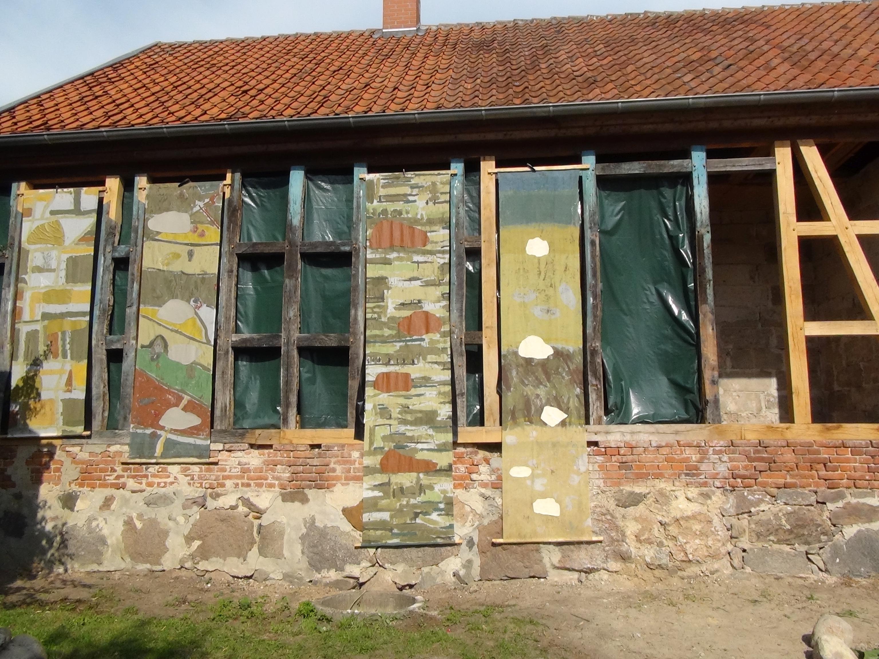 'Landschaftsbanner', wagen und winnen, Druckerei Siedendolsleben