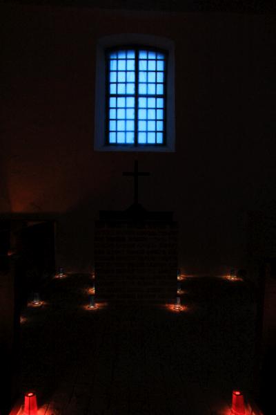 'Kirch - Leuchten', Romanische Dorfkirche Siedendolsleben